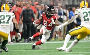 Devonta Freeman, Green Bay Packers game
